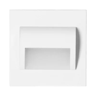 DRACO LED NOUVEAU 1,5 W, spot encastré pour escalier, 12 V CC, 30 lm, 3 000 K, blanc, système de montage innovant