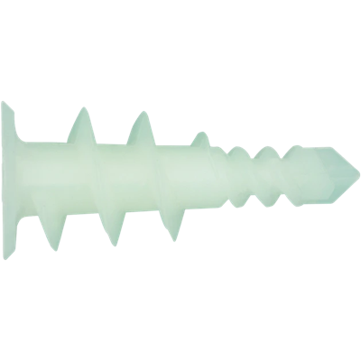 DRAM Screw-in dowel for plasterboard 13x31mm, metal with screw 4.5x34mm, 12 pcs