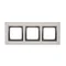 Dreifachrahmen Natur-Metall INOX YANG IP20/IP44