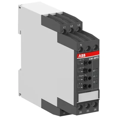 Dreiphasen-Überwachungsrelais CM-MPS.21S 2c/o 001-30s L1-L2-L3-N=3x180-280VAC