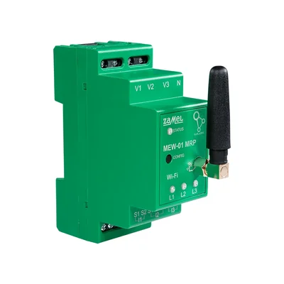Dreiphasiger WLAN-Strommonitor zur Verwendung mit einem 200-A- oder 400-A-Transformator-Erweiterungsmodul, Typ: MEW-01 MRP