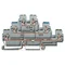 Dreistufiger Verbinder PE/Durchgang/Durchgang, grau 870-567
