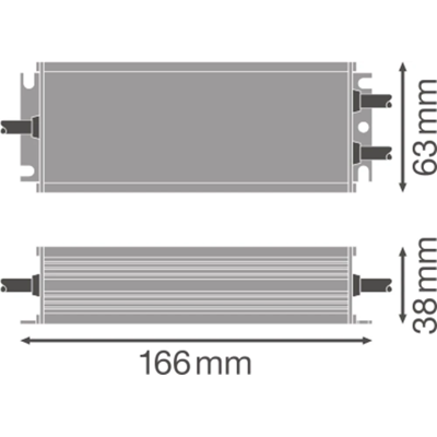 DRIVER LED 1-10 V DIM OUTDOOR PERFORMANCE Driver LED à tension constante pour usage extérieur avec interface 1-10V 20W 230/24V IP66