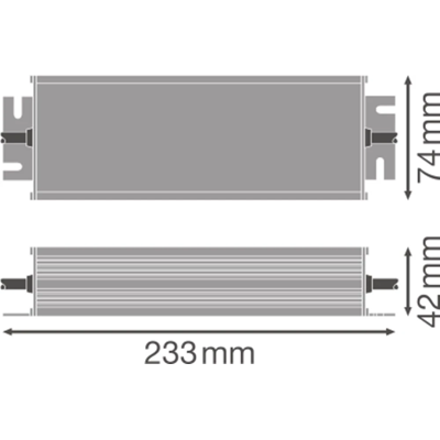 DRIVER LED OUTDOOR PERFORMANCE Driver LED à tension constante pour extérieur 250W 230/24V IP66