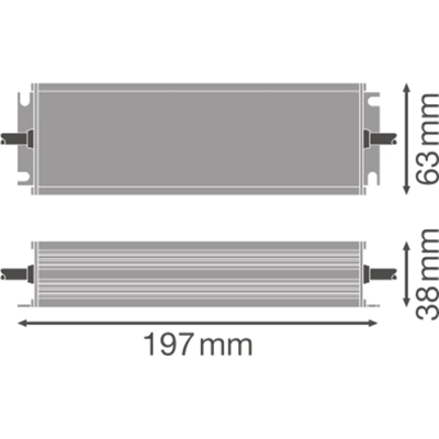 DRIVER LED OUTDOOR PERFORMANCE Driver LED à tension constante pour usage extérieur 100W 230/24V IP66