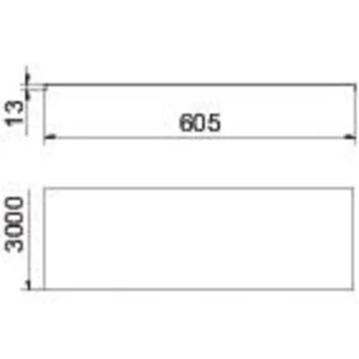 DRLU 600 DD Couverture complète pour chemins de câbles et échelles.