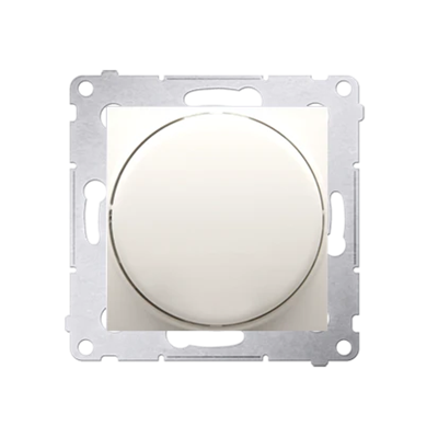 Druck-Drehdimmer (Modul) 20-500W Creme