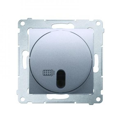 Druck- und Funkdimmer (Modul) 20-500W, silber (metallic)