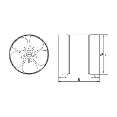 Duct fan WB 200