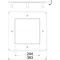 DUG 350-3 9SL Mounting cover for high load 350-3 nominal size 9