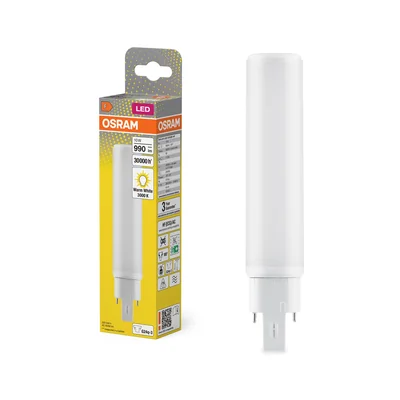 DULUX D E LED FR 26 ECG lamp, AC mains 10W 830 G24q-3