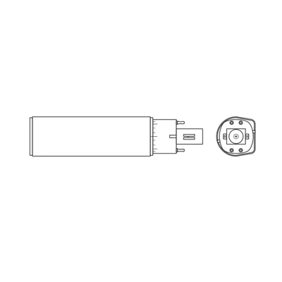 DULUX LED D/E18HF V 7W 840 G24Q-2 LEDV LEDVANCE lamp