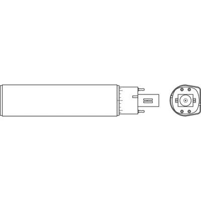 DULUX LED D/E26HF V Lampe 10W 840 G24Q-3 LEDV LEDVANCE