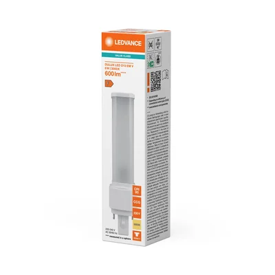 DULUX LED lamp D13 EM V 6W 830 G24D-1 LEDV LEDVANCE