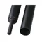 Dünnwandiger Schrumpfschlauch, Standard +105 °C, glatt, mit Kleber, schwarze Farbe RCK 12/3x1-C