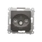 Durchgangs-Antennendose R-TV-SAT (Modul) bronze-metallic matt