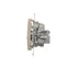 Durchgangs-R-TV-SAT-Antennenbuchse (Modul) Gold (Metallic)