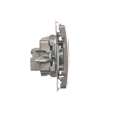Durchgangs-R-TV-SAT-Antennendose (Modul) inox (metallisch)