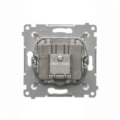 Durchgangsantennendose R-TV-SAT (Modul) silber (metallic)