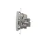Durchgangsantennendose R-TV-SAT (Modul) silber (metallic)