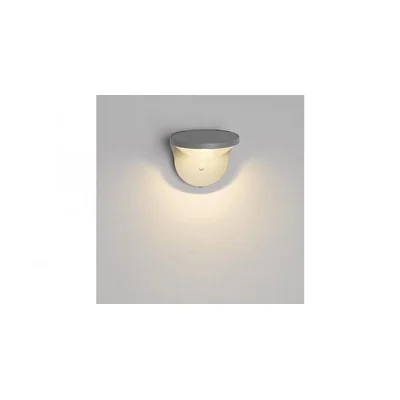 Dusk Lampa ścienna solarna szara