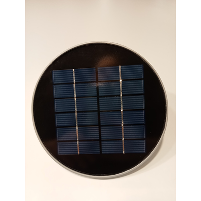 Dusk Solar wall lamp for display gray