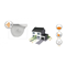 Dusk Solar wall lamp grey