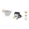 Dusk Solar wall lamp grey