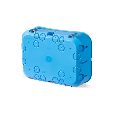 Dutá nástěnná krabice P6x60D MULTIBOX 2 modrá