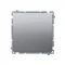 Dvoupólový spínač (modul) 230V, kovový inox