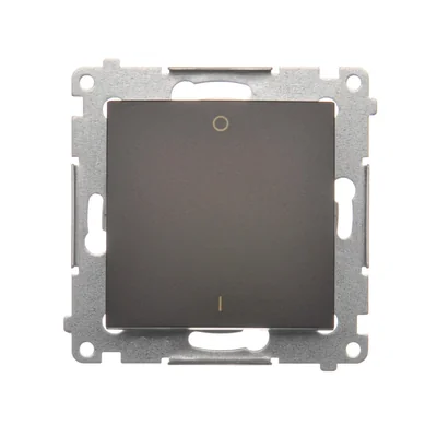 Dvoupólový spínač (modul) 230V, matná bronzová metalíza