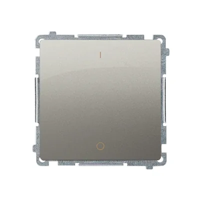 Dvoupólový vypínač (modul) 230V, metalický satén