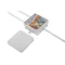 E12 Aufputzdose 85x85x39 mm, 12 Membranen, Schutzart IP 55 – grau
