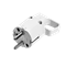 Ear plug with earthing uni-schuko 1-phase 16A 230V white