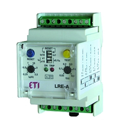 Earth leakage relay LRE-A 110-230-380V