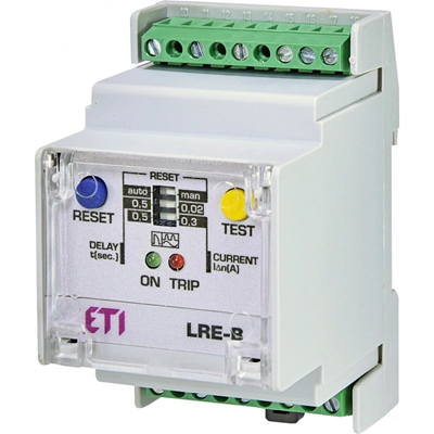 Earth leakage relay LRE-B 110-230-380V