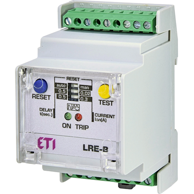 Earth leakage relay LRE-B 110-230-380V