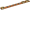 Earthing rail UNIVERS CU 20x5mm 1-pole