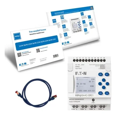 EASY-BOX-E4-AC1 easyE4, easySoft, Kabel - Starterkit, 230 V AC/DC-Version