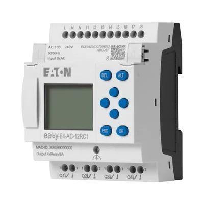 EASY-E4-AC-12RC1 easyE4 230 V AC/DC, 8DI, 4DO-R, s displejem