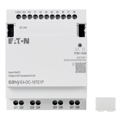 EASY-E4-DC-16TE1P easyE4 Подовжувач Push-in 24VDC, 8DI, 8DO-T