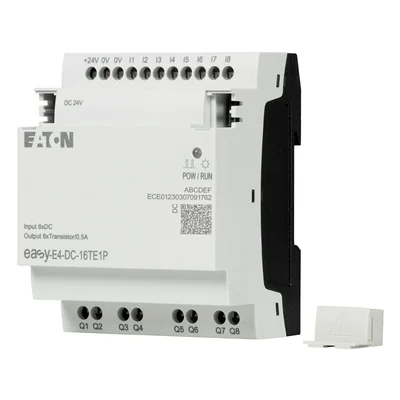 EASY-E4-DC-16TE1P easyE4 Prolunga a innesto 24VDC, 8DI, 8DO-T