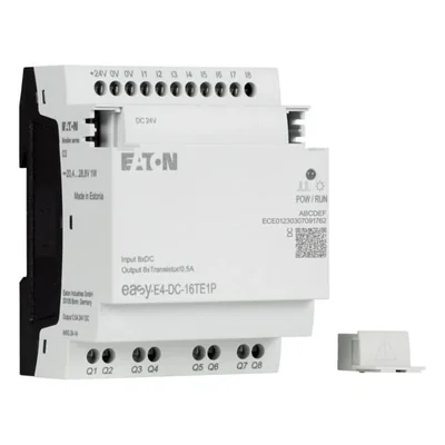 EASY-E4-DC-16TE1P easyE4 Push-in extension 24VDC, 8DI, 8DO-T