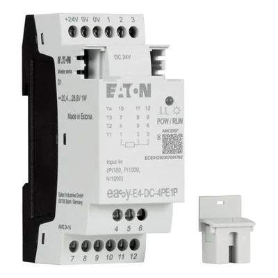 EASY-E4-DC-4PE1P easyE4 Push-in extension 4AI (PT100/PT1000/NI1000)