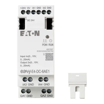 EASY-E4-DC-6AE1 easyE4 Erweiterung 24VDC, 4AI, 2AO (0/4..20mA/0..10VDC)