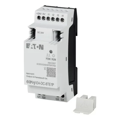 EASY-E4-DC-8TE1P easyE4 Prodlužovací konektor s push-in konektorem 24 V DC, 4DI, 4DO-T