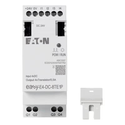 EASY-E4-DC-8TE1P easyE4 Push-in extension 24VDC, 4DI, 4DO-T