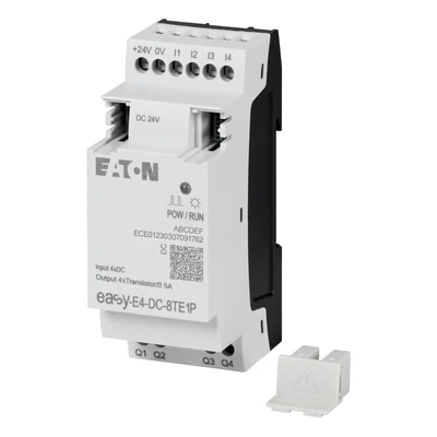EASY-E4-DC-8TE1P Rallonge enfichable easyE4 24 V CC, 4 entrées numériques, 4 sorties numériques