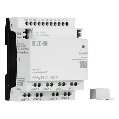 EASY-E4-UC-16RE1P easyE4 Extensión de inserción 12-24 V CC, 24 V CA, 8 DI, 8 DO-R