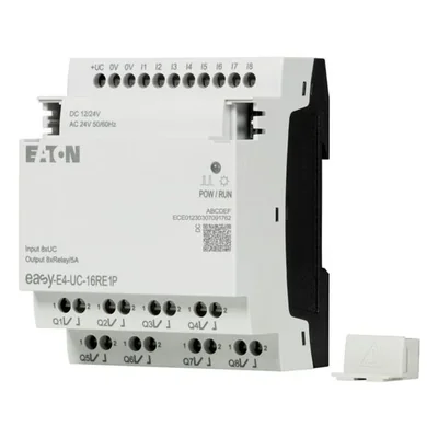 EASY-E4-UC-16RE1P easyE4 Push-in extension 12-24VDC, 24VAC, 8DI, 8DO-R